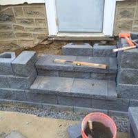 Concrete stairs