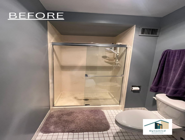Bathroom remodel at San Francisco (before and after)