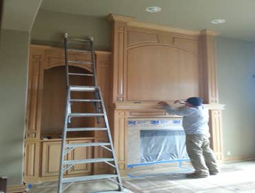 Custom Finish Fireplace