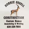 Ronnie Gesell Construction logo