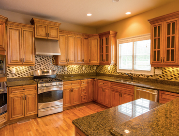 Traditional Kitchen Renovation Traditional sold wood classic kitchen.