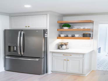 Photos by Albrecht, LLC #1 Through strategic space planning, thoughtful material selections, and custom craftsmanship, this first-floor renovation tran