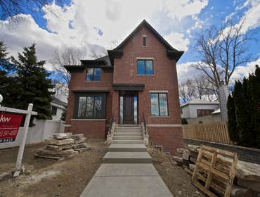 2 unit Condo Royal Oak 2 x 2500 SF 3 bed 2.5 bath 2 car attached underground basement garage, walkout basement. Brick Exteriors.