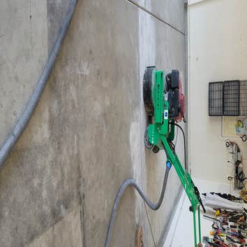 Photos by Jp Painting #1 Three car garage epoxy flake with urethane top coat. Filled all the cracks for a seamless floor.