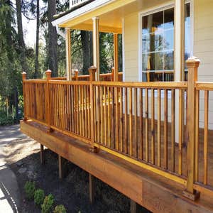 Front porch Cedar.