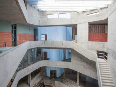 University of Iowa Visual Arts Building construction progress