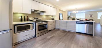 Upper and lower cabinets