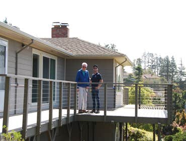 Deck Build This happy homeowner now has a brand-new deck to enjoy, thanks to the extremely skilled builders at Promodeling.
The Promodeling team perfo