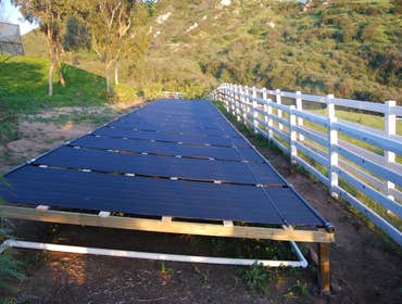 Pool Solar Ground Rack