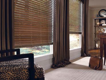 Wood Blinds & Drapery Panels