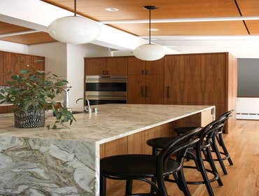 mid-century modern interior remodel