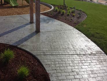 PARK CONCRETE STAMPED BRICK STAMPED CONCRETE PLAY GROUND