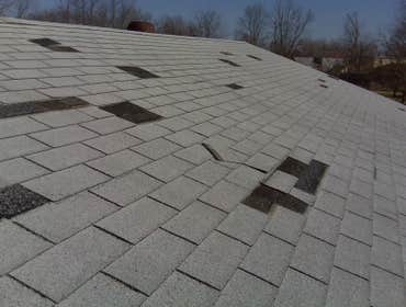 Missing shingles