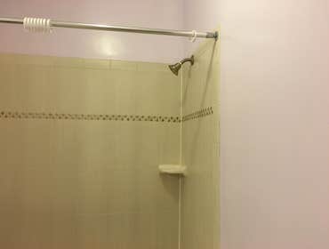 Install tiles in the shower
