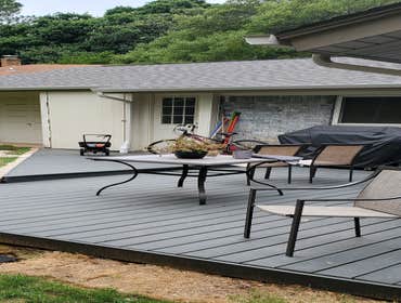 Composite Patio Deck