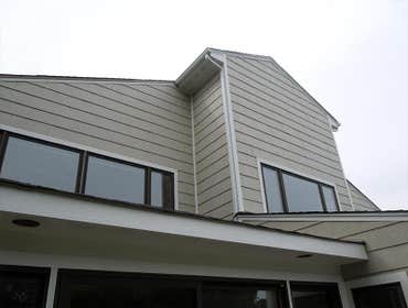 Siding installation project