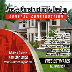 Aceves Construction And Design Project
