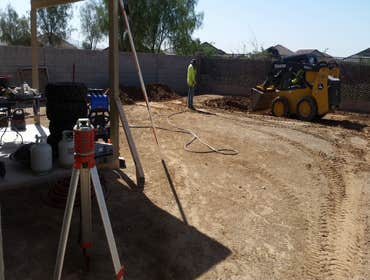 Pool Excavation in Avondale Digging a square pool for a property owner in Avondale.