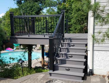 trex deck build