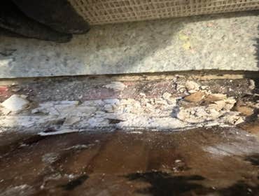 Water Mitigation This project was a roof leak the photos show initial inspection to post demo.