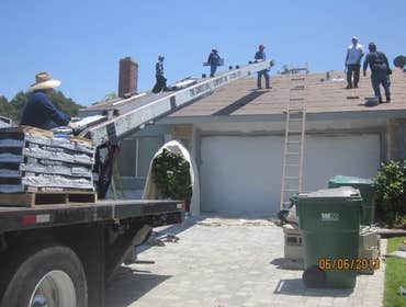 A All American Remodeling.com Project New Roof shingles, Block Wall, Ext painting in mission viejo