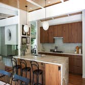 mid-century modern interior remodel