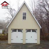 24'W X 24'L X 8'H Residential Polebarn Building in Port Deposit, Maryland Project Overview
(2) 9′W x 7′H Carriage Style Garage Doors with Glass.
12/12