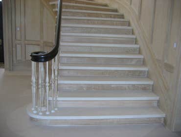 Limestone stairs
