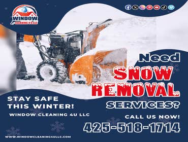 Photos by Window Cleaning 4u LLC #6 ??️ Leave the Snow to Us! ?️?
At Window Cleaning 4U LLC, we’re ready to help with snow removal this holiday season.
