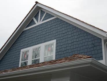 Siding installation project
