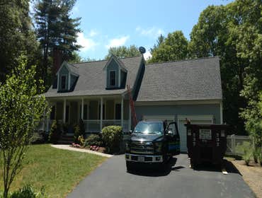 Rockland Mass roof replacement