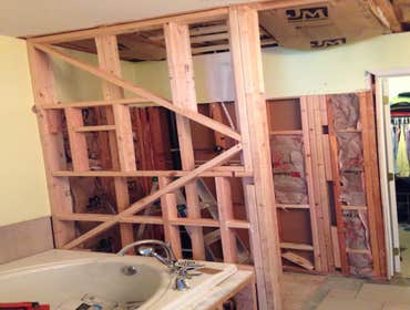 Photo(s) from Artistry Renovations Llc Contractor before us quit and was unqualified so we rebuilt entire bathroom correcting all mistakes. Customer wa