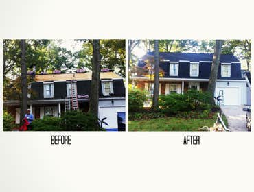 Photos from Home Pro Roofing Before/After