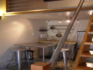 Urban loft open stairs