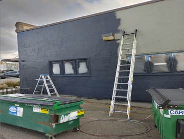 Piece of mind cannabis shop Exterior repaint