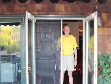 More; patio sliding glass door screens, swinging screen doors, double retractable screen doors on out-swing doors