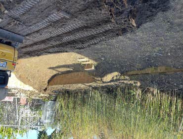 Photos by Jrz Demolition Inc #1 Grade and build a retaining wall with drainage with stucco fishing and steps