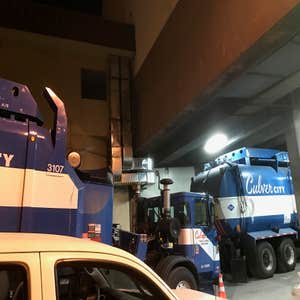 square ducting to brake room