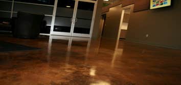 stained concrete Acid staining concrete is a great way transform any space interior or exterior.