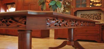 Viars residence Staten Island NY We created, thru the design of Independent Kitchen & Bath, a beautiful Cherry Kitchen and Matching Dining room table a