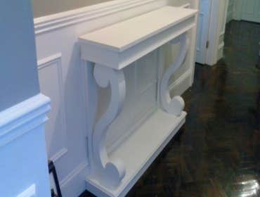 Custom Hall Table Installed