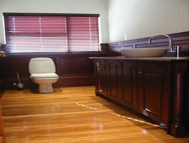 LAM Woodworks Here are some pictures of work done using different materials, from stained Mahogany to solid Bubinga or Beech, from Maple to Poplar for