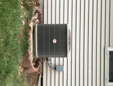 Install of a PAYNE A/C unit