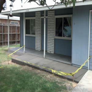Project photos from Castle Rock Concrete Company this particular project was in need of repair, the slab and walk were damaged by uneven settling...