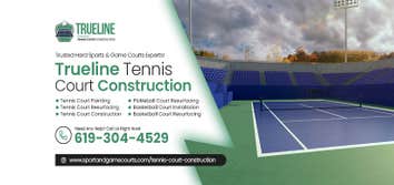 Trueline Tennis Court Construction