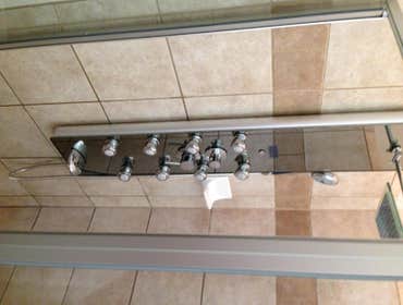 Add on shower head system