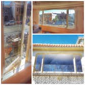 Half arched & Custom shaped, wooden XOX casement windows