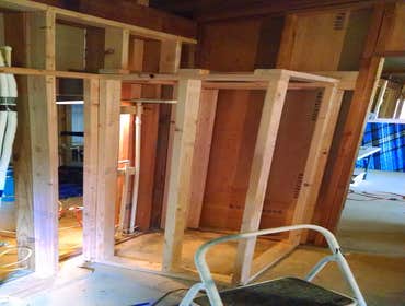 custom waterheater closet