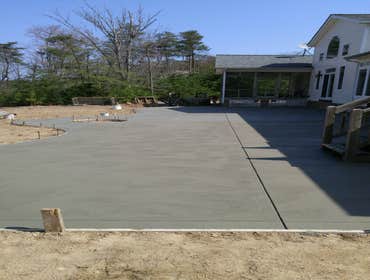 concrete and cinder block