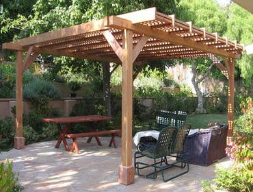 Patio Covers, Pergolas and Gazebo, by Rsh Signature Cedar Designs #6 Design build patio covers built to blend in, Shade structures, Pergolas with 1/2 l